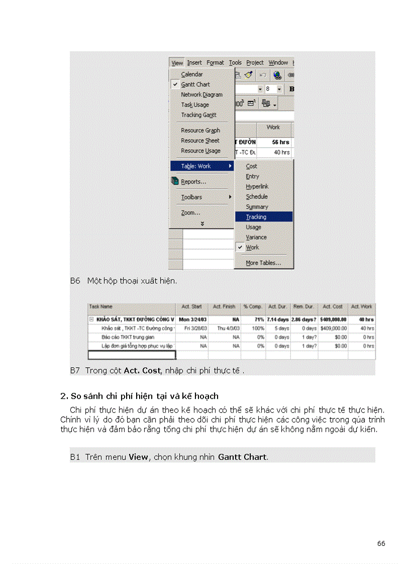 image for page Phần mềm Microsoft Project 2003
