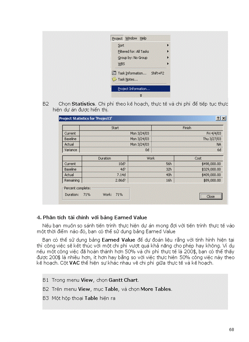 image for page Phần mềm Microsoft Project 2003