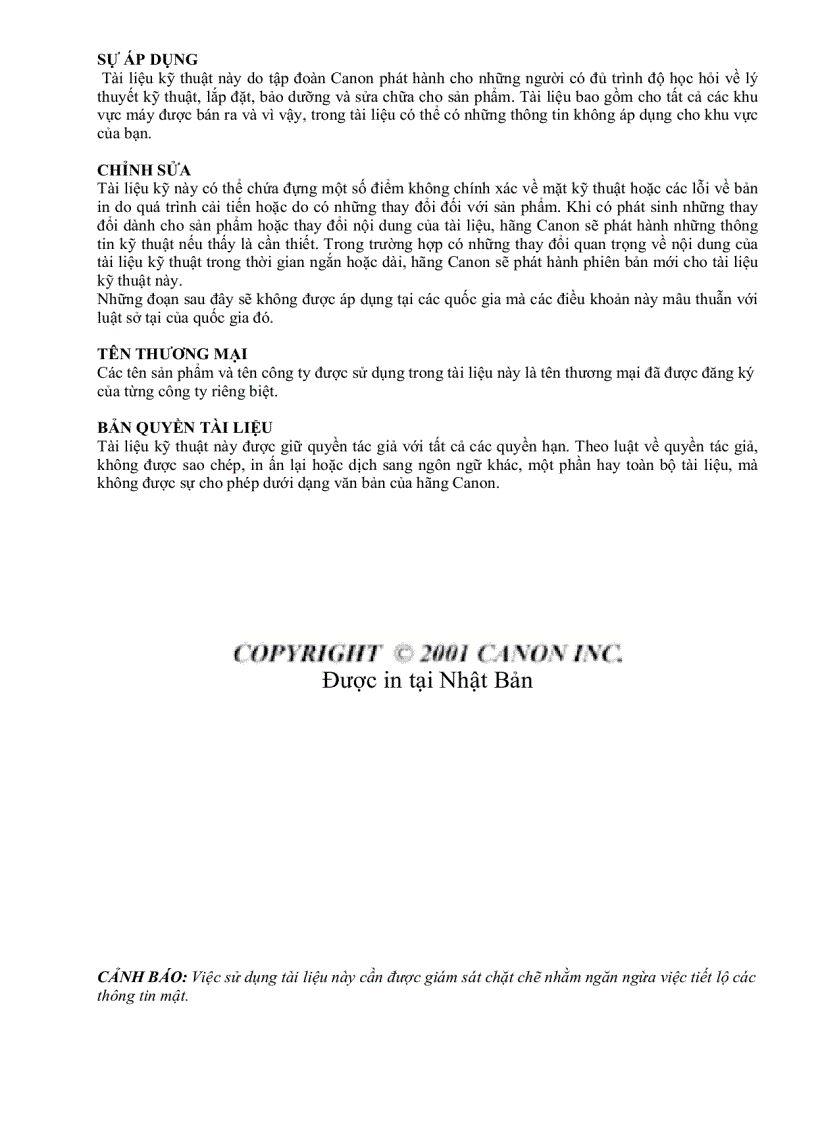 image for page Hướng dẫn sửa chữa máy photo Canon IR 2016 và IR2020 đầy đủ 1