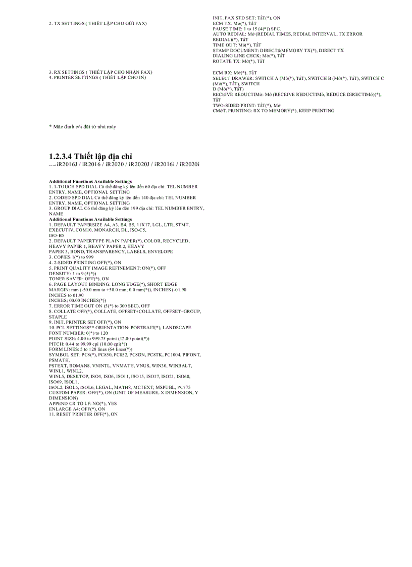 image for page Hướng dẫn sửa chữa máy photo Canon IR 2016 và IR2020 đầy đủ 1