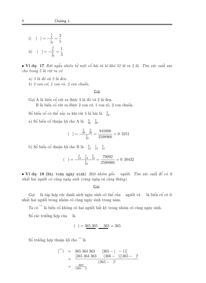 image for page Giáo trình xác xuất thống kê