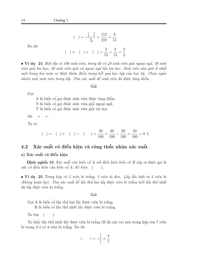 image for page Giáo trình xác xuất thống kê