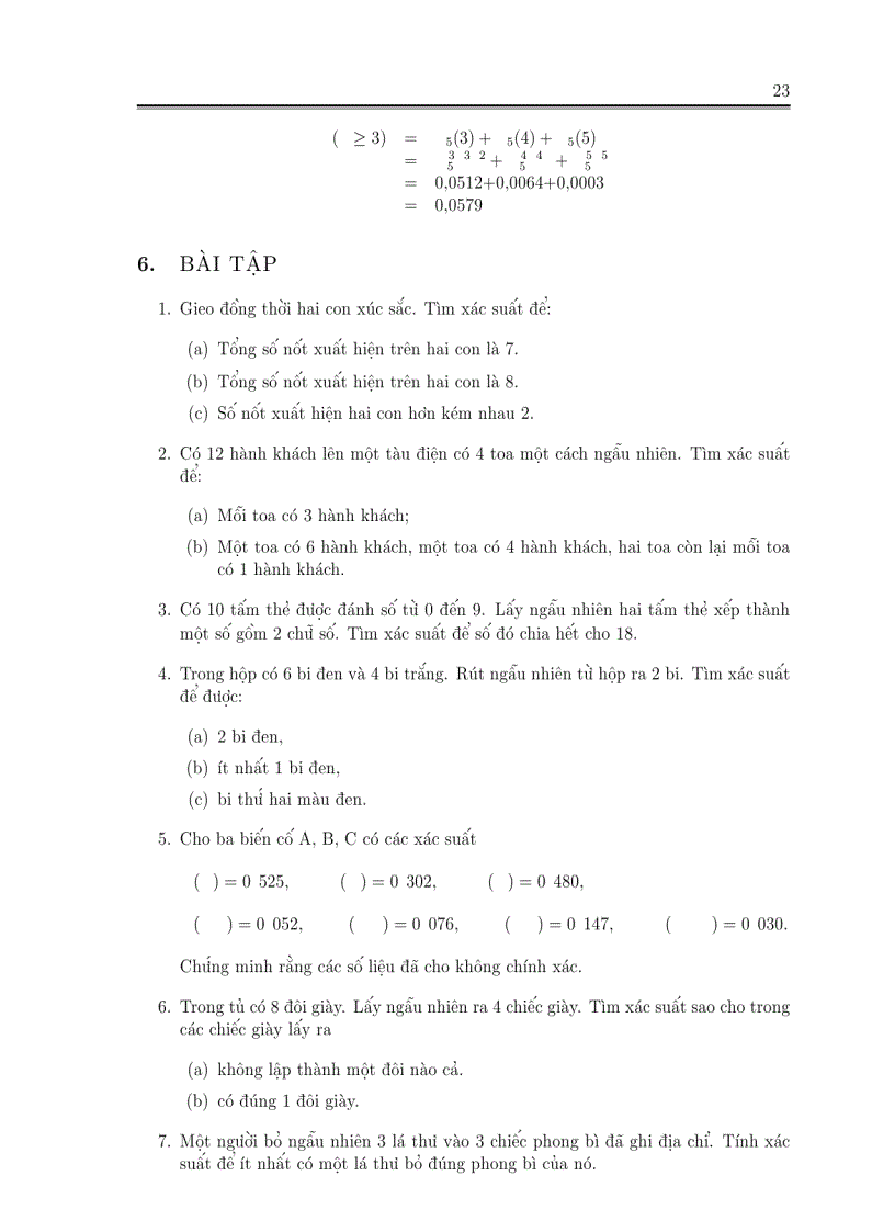 image for page Giáo trình xác xuất thống kê