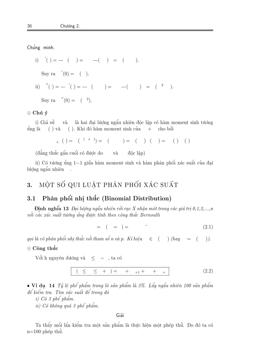 image for page Giáo trình xác xuất thống kê