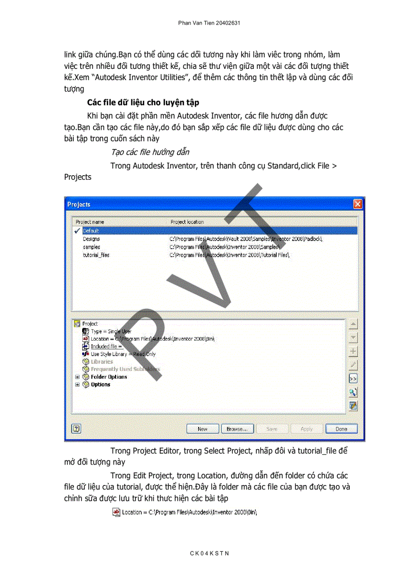 image for page Hướng dẫn sử dụng phần mềm Autodesk Inventor