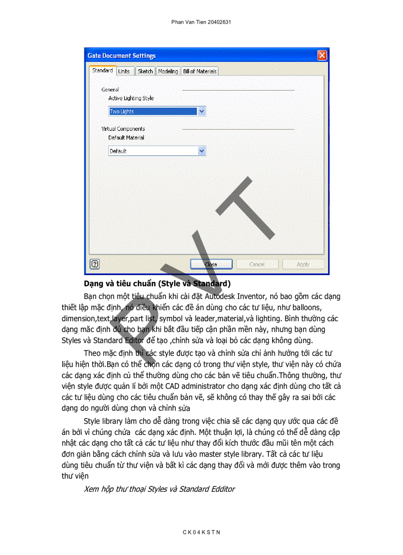 image for page Hướng dẫn sử dụng phần mềm Autodesk Inventor