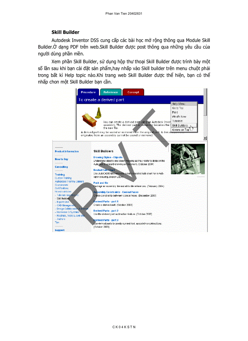 image for page Hướng dẫn sử dụng phần mềm Autodesk Inventor