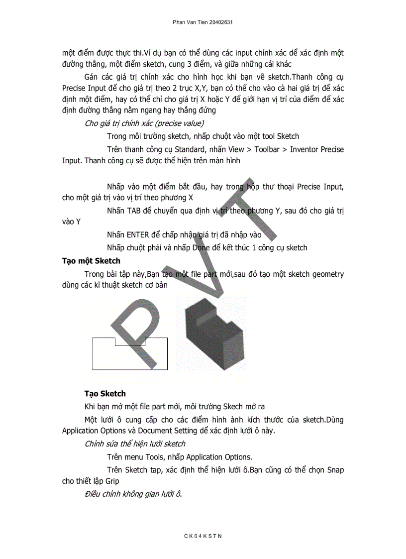 image for page Hướng dẫn sử dụng phần mềm Autodesk Inventor