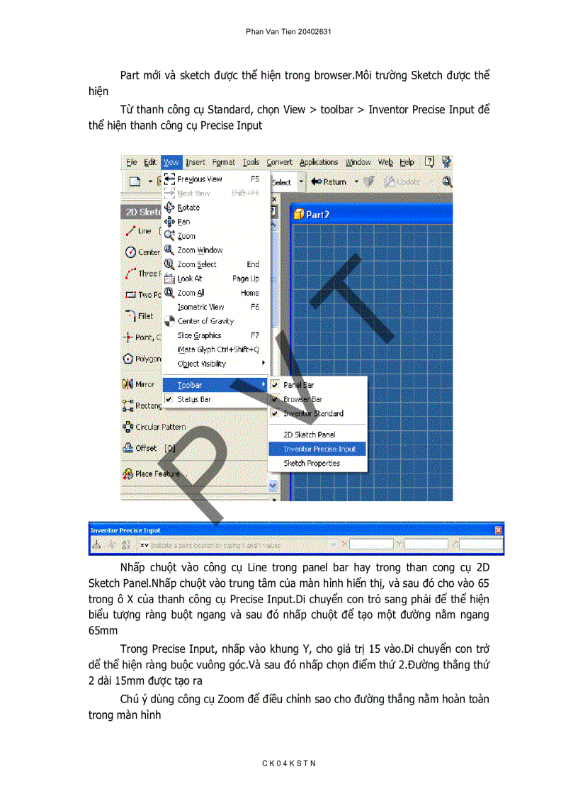 image for page Hướng dẫn sử dụng phần mềm Autodesk Inventor