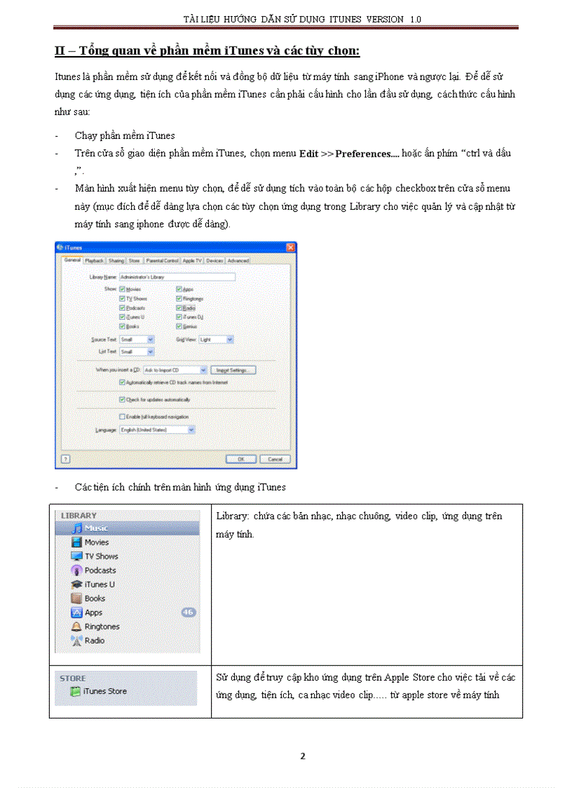 image for page Hướng dẫn sử dụng itunes