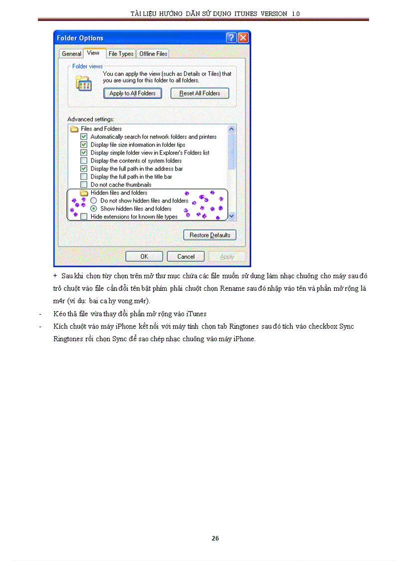 image for page Hướng dẫn sử dụng itunes