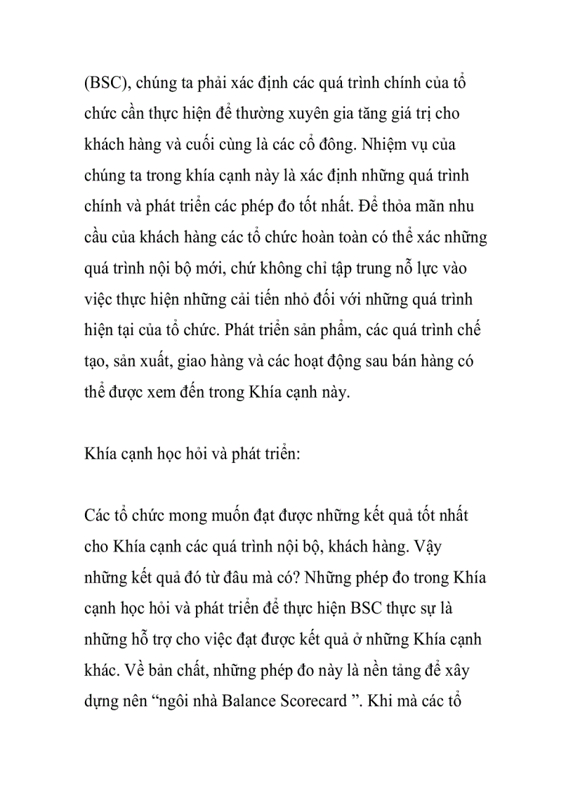 image for page Quản lý chiến lược sử dụng Blanced Scorecard