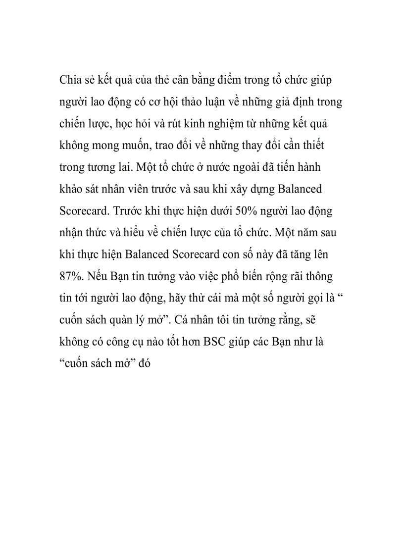 image for page Quản lý chiến lược sử dụng Blanced Scorecard