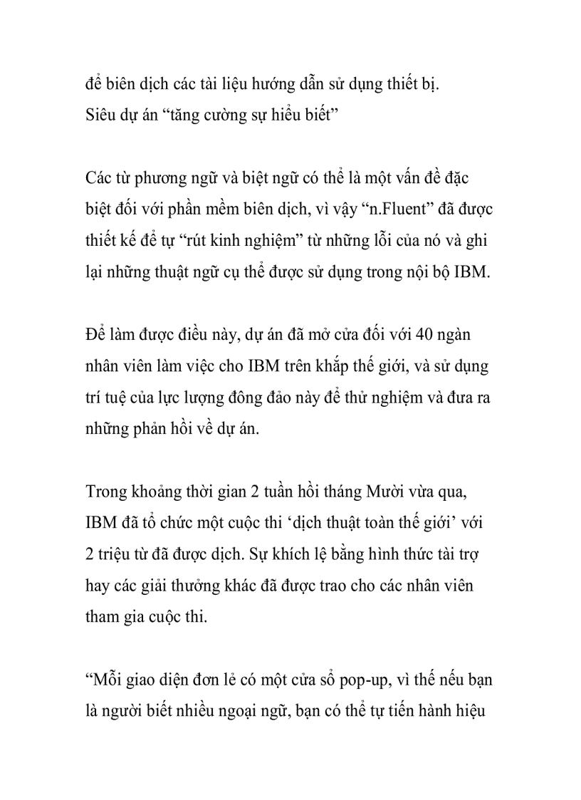 image for page IBM và Google với chiến lược ngôn ngữ