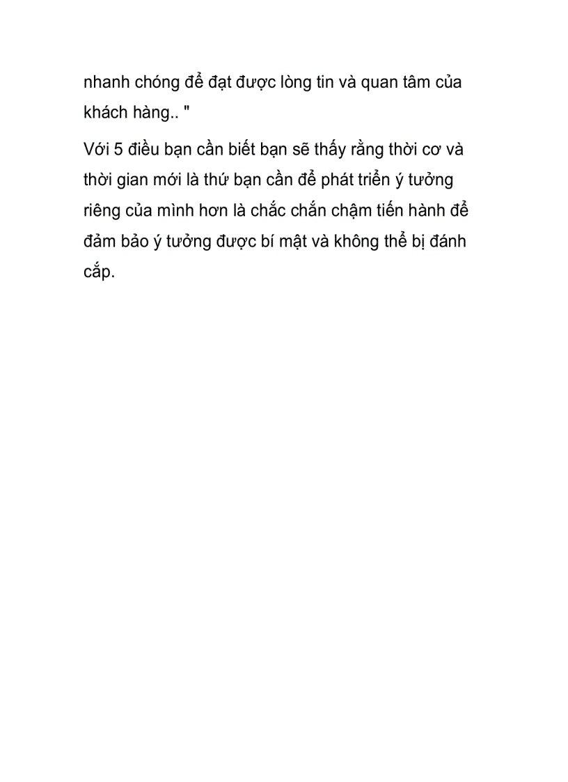 image for page Ý tưởng kinh doanh và 5 điều nên biết