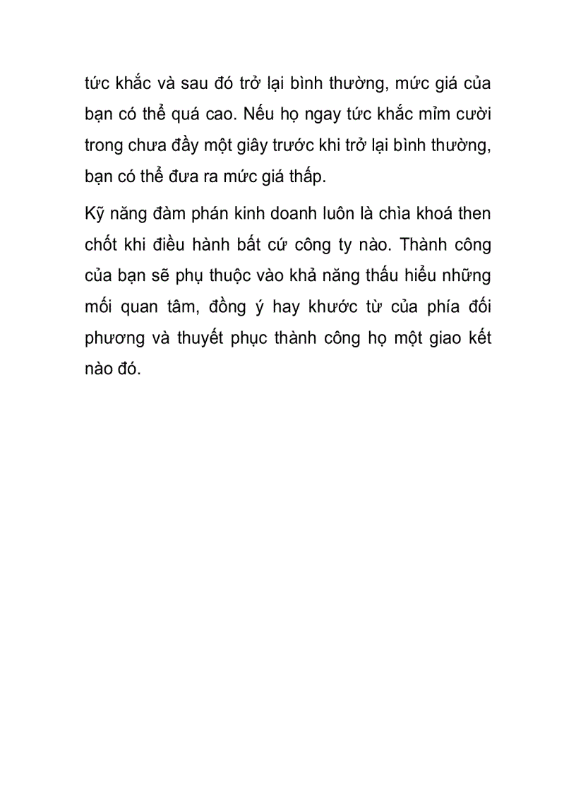 image for page Những dấu hiệu bộc lộ suy nghĩ của đối tác