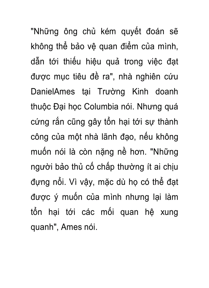 image for page Quyết đoán chìa khóa lãnh đạo thành công