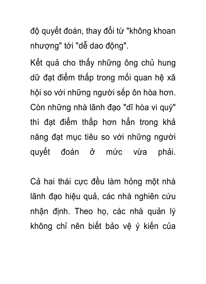 image for page Quyết đoán chìa khóa lãnh đạo thành công