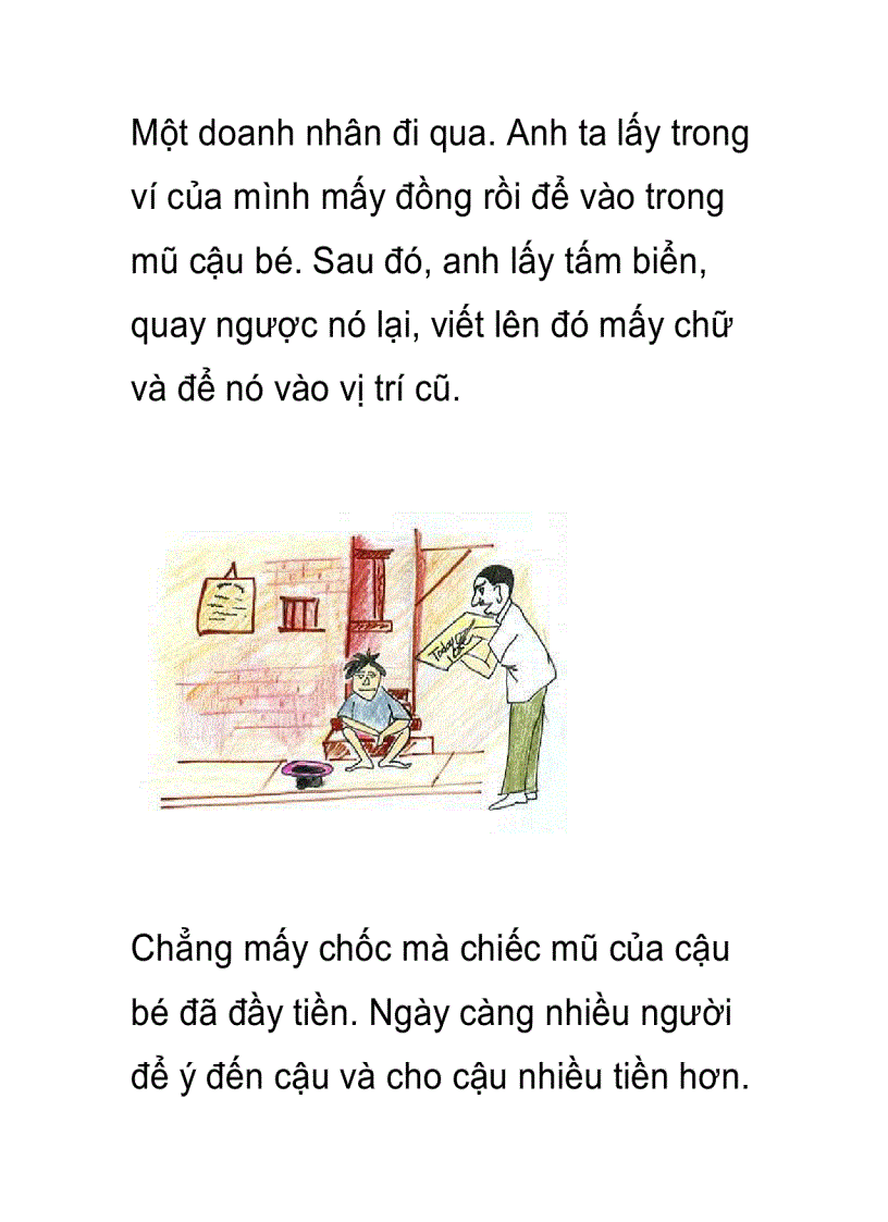 image for page Doanh nhân và cậu bé ăn xin