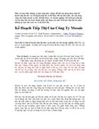 Model Marketing plans