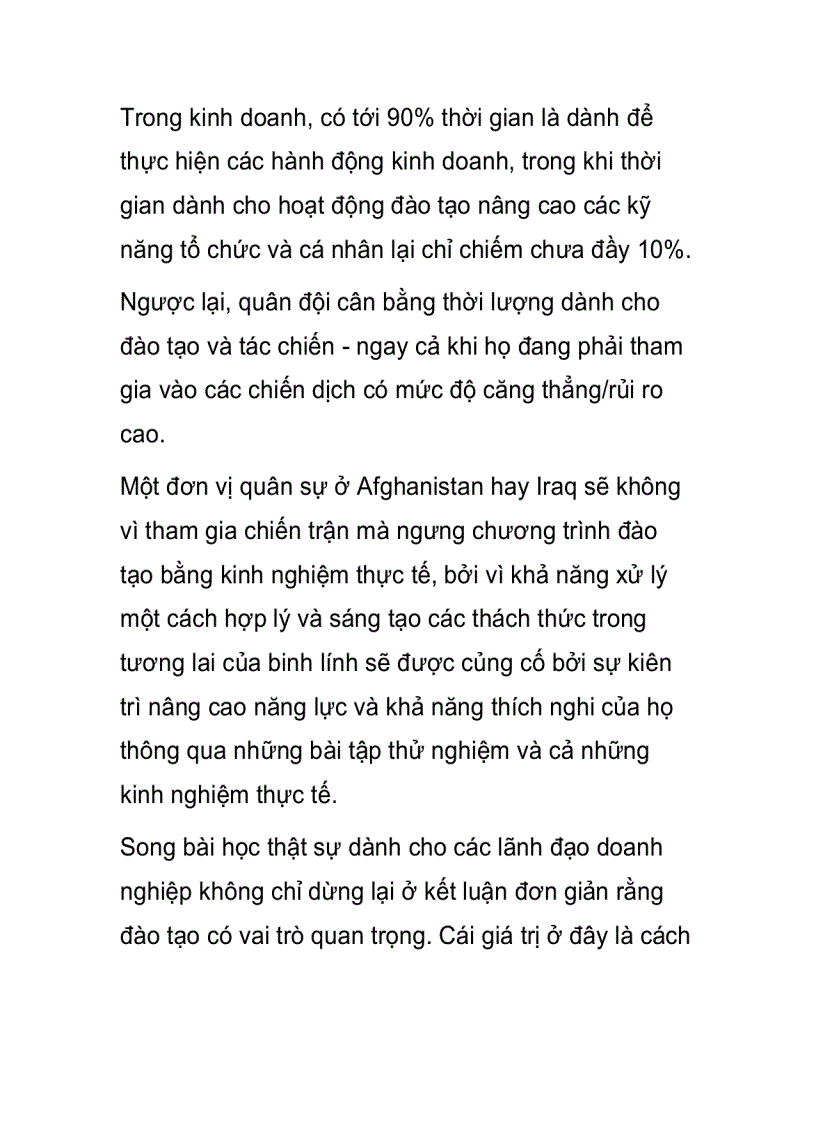 image for page Giới doanh nhân nên học gì từ quân đội