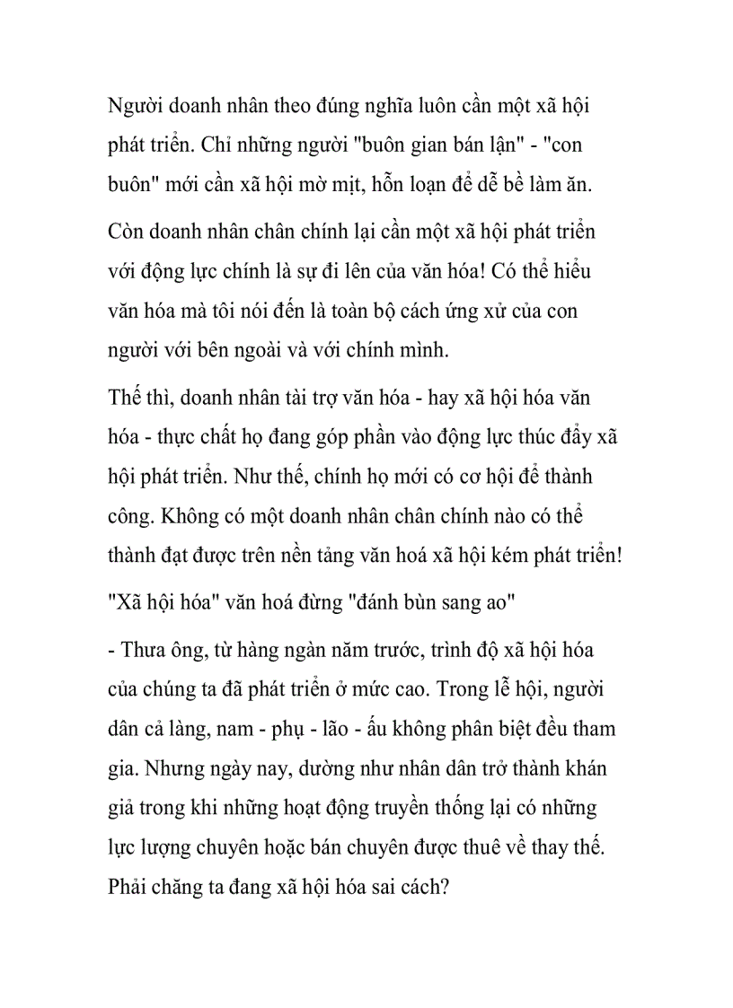 image for page Nền tảng văn hóa kém doanh nhân khó thành đạt