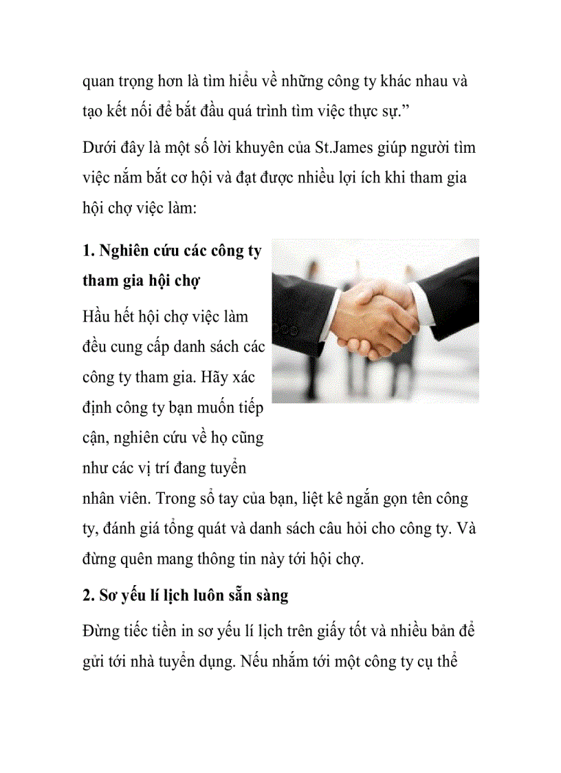 image for page 8 bước cần làm để thành công ở hội chợ việc làm