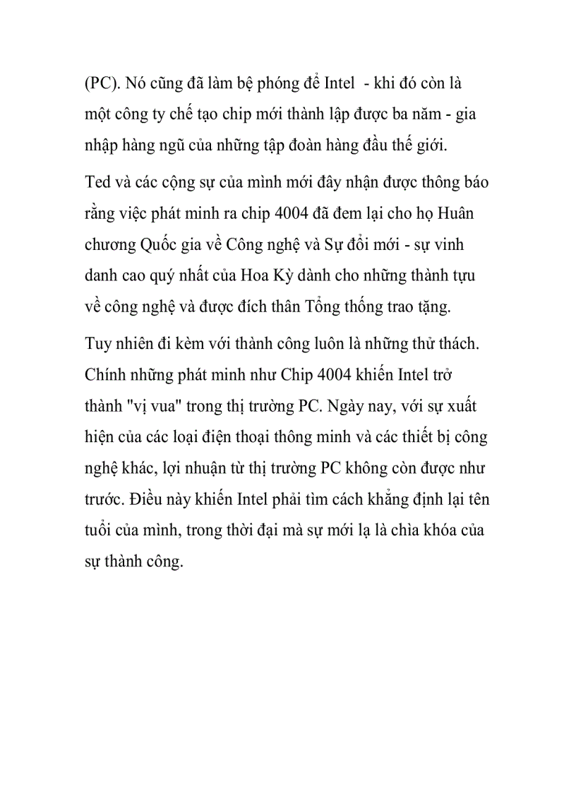 image for page Phía sau sự thành công của Intel