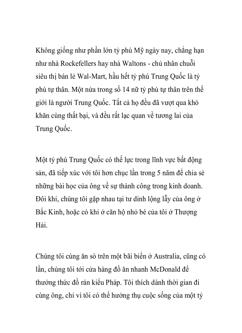 image for page Bí quyết làm giàu của một tỷ phú Trung Quốc