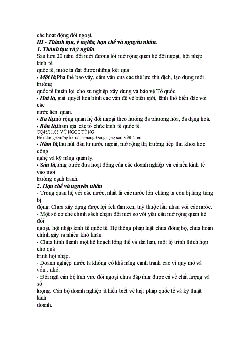 image for page Đề cương câu hỏi ôn tập Đường lối cách mạng Đảng cộng sản Việt Nam ĐẠi học thương mại