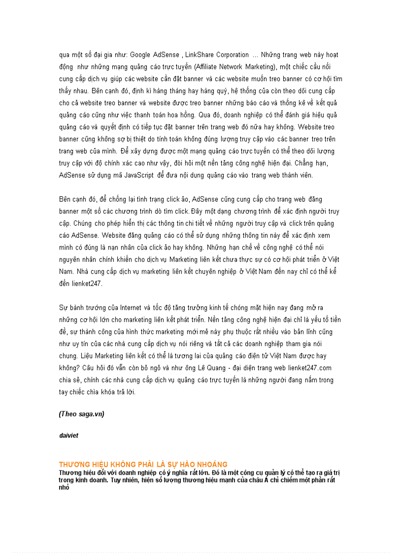 image for page Marketing liên kết