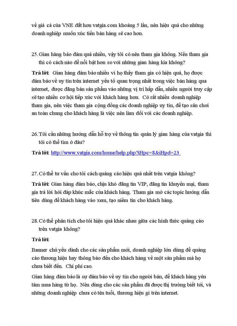 image for page Các câu hỏi của khách hàng