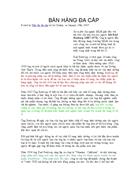 Bán hàng đa cấp