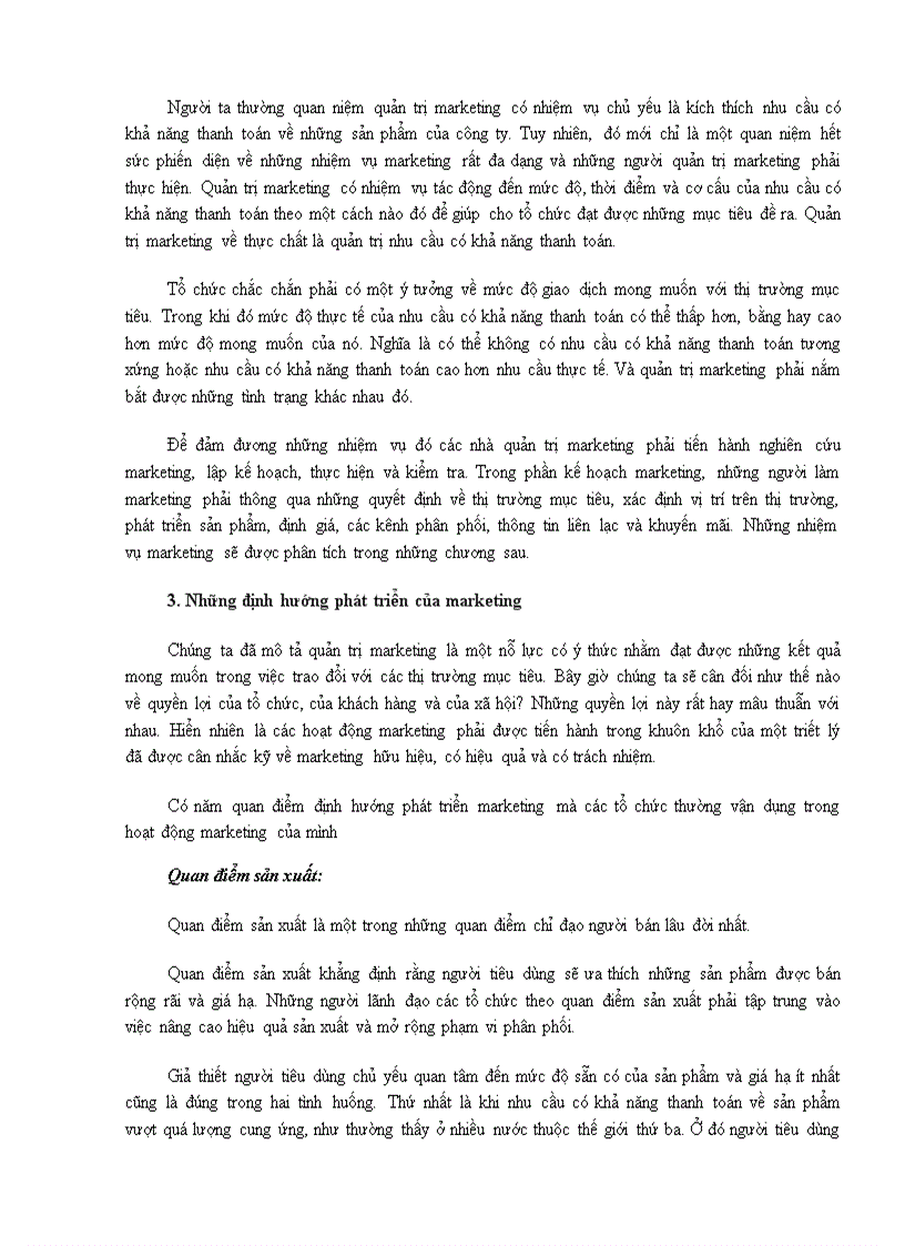 image for page Những vấn đề cơ bản của Marketing