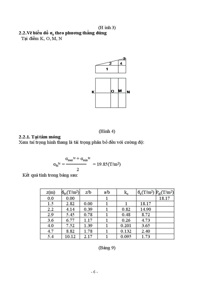 image for page Đồ án Cơ học đất nền và móng
