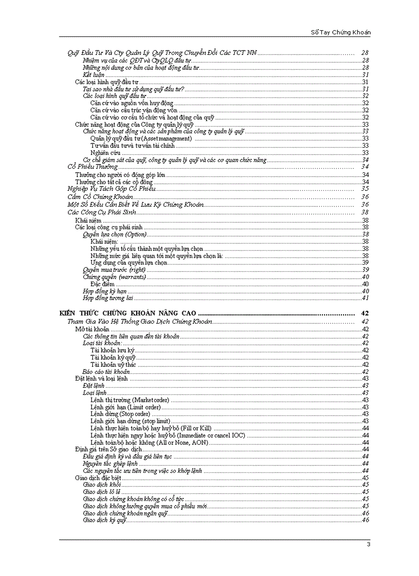 image for page Sổ tay chứng khoán cơ bản