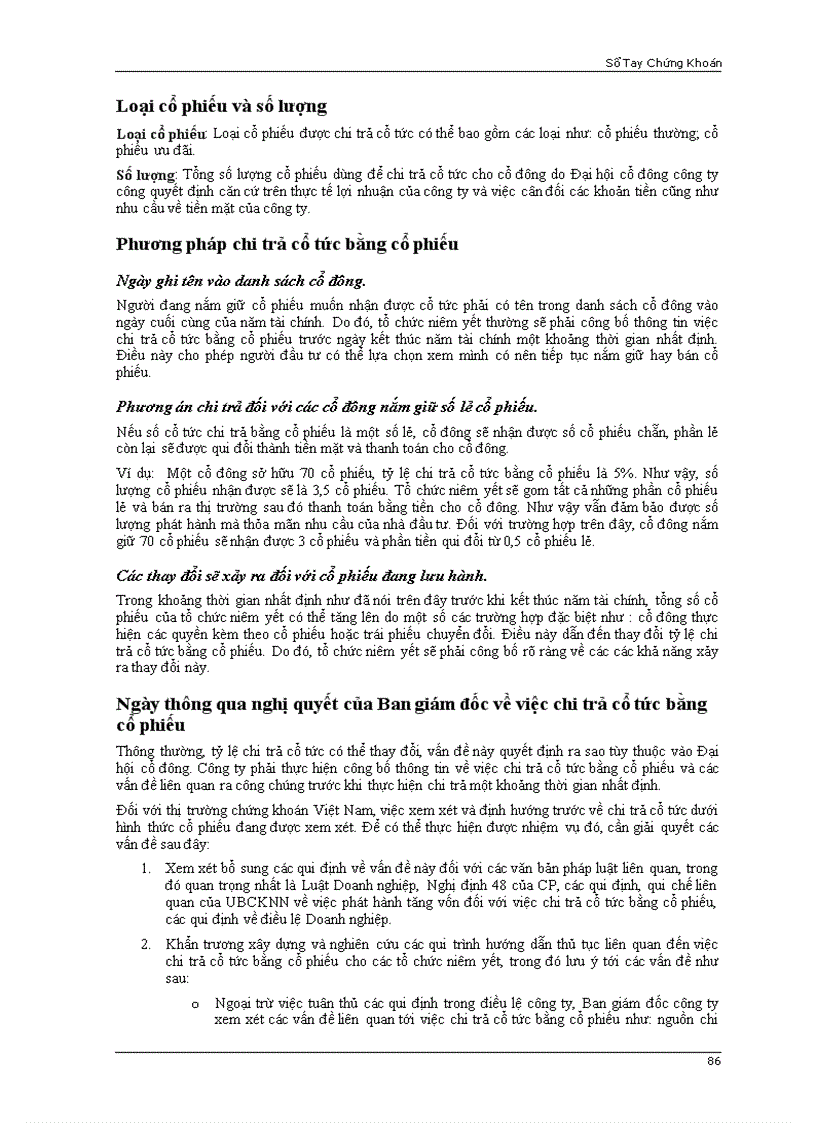 image for page Sổ tay chứng khoán cơ bản