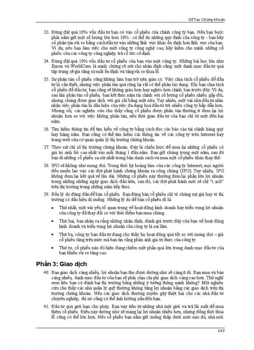 image for page Sổ tay chứng khoán cơ bản