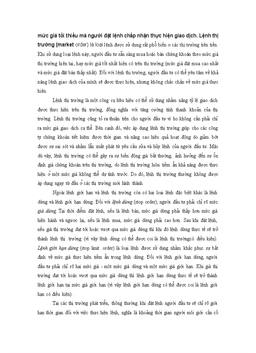 image for page Giáo Trình Những vấn đề cơ bản về chứng khoán và thị trường chứng khoán