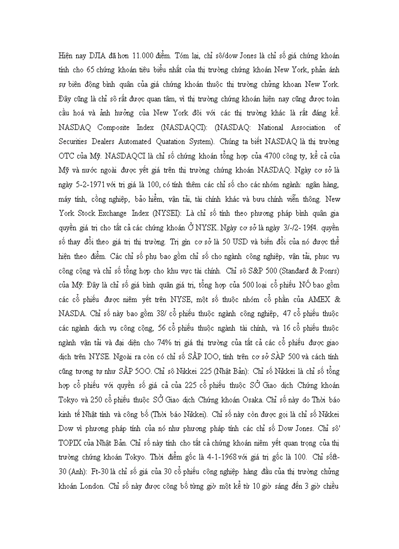 image for page Giáo Trình Những vấn đề cơ bản về chứng khoán và thị trường chứng khoán