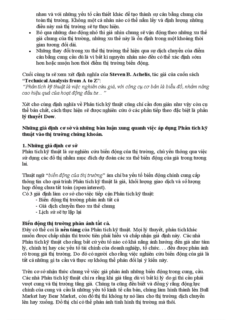 image for page Phân tích kỹ thuật trong chứng khoán