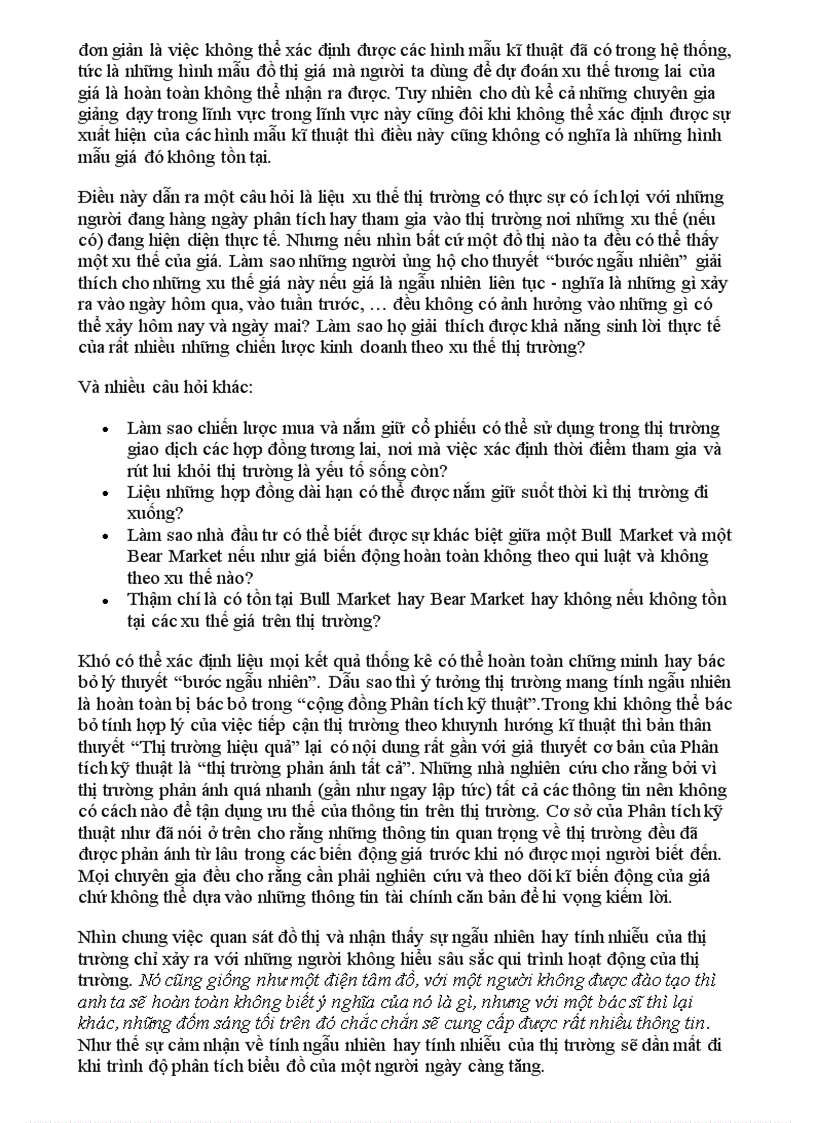 image for page Phân tích kỹ thuật trong chứng khoán