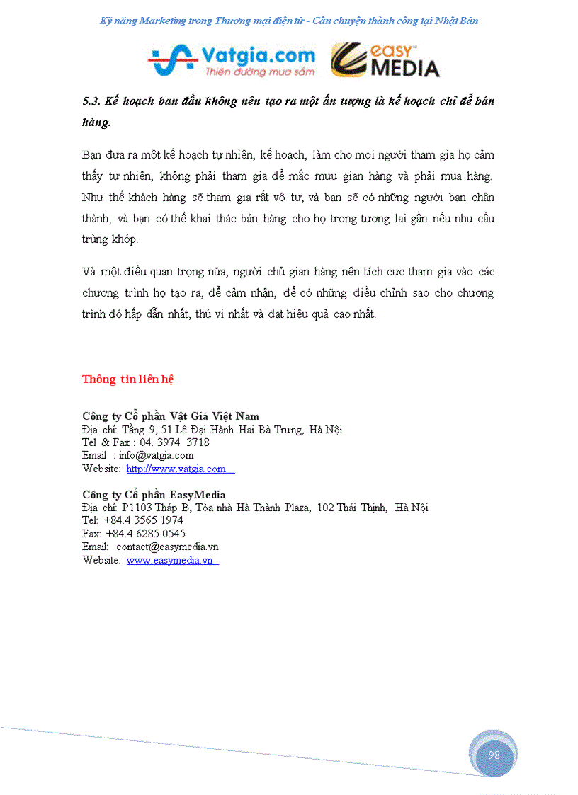 image for page Bí quyết marketing trong thương mại điện tử Câu chuyện thành công của Nhật Bản