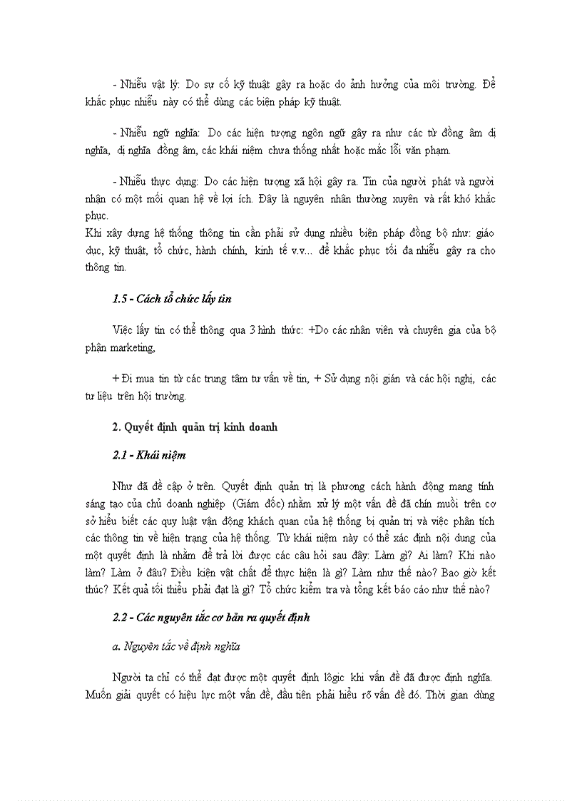 image for page Thông tin và quyết định quản trị kinh doanh