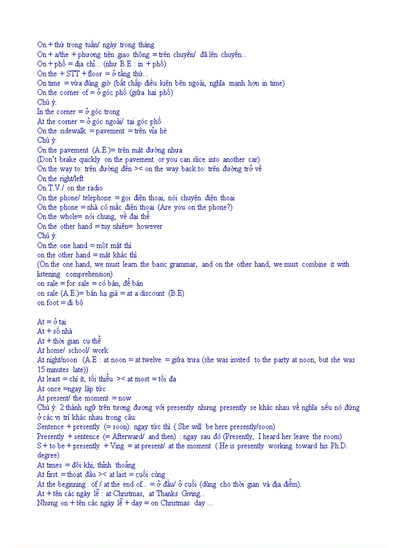 image for page Các giới từ có ích