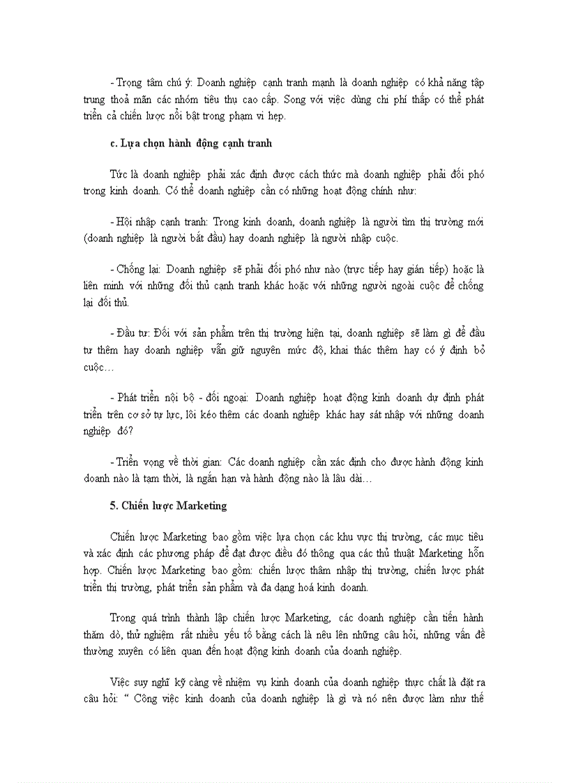 image for page Chiến lược kinh doanh của các doanh nghiệp