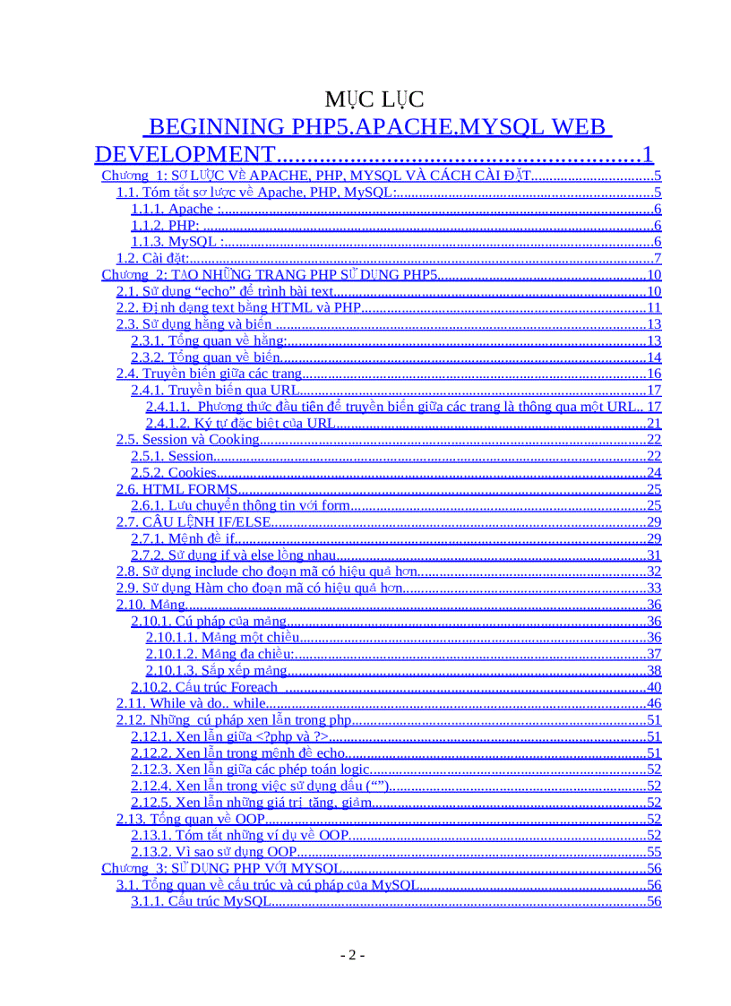 image for page Giáo trình tự học thiết kế web PHP tiếng việt