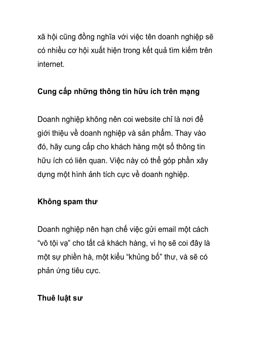 image for page Bảo vệ hình ảnh doanh nghiệp trên internet