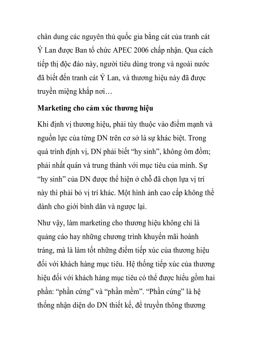 image for page Marketing cho thương hiệu hay sản phẩm