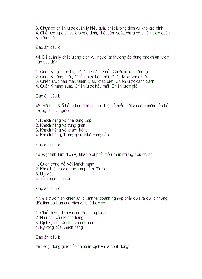 image for page Đề thi trắc nghiệm quản trị Marketing có đáp án 100 câu